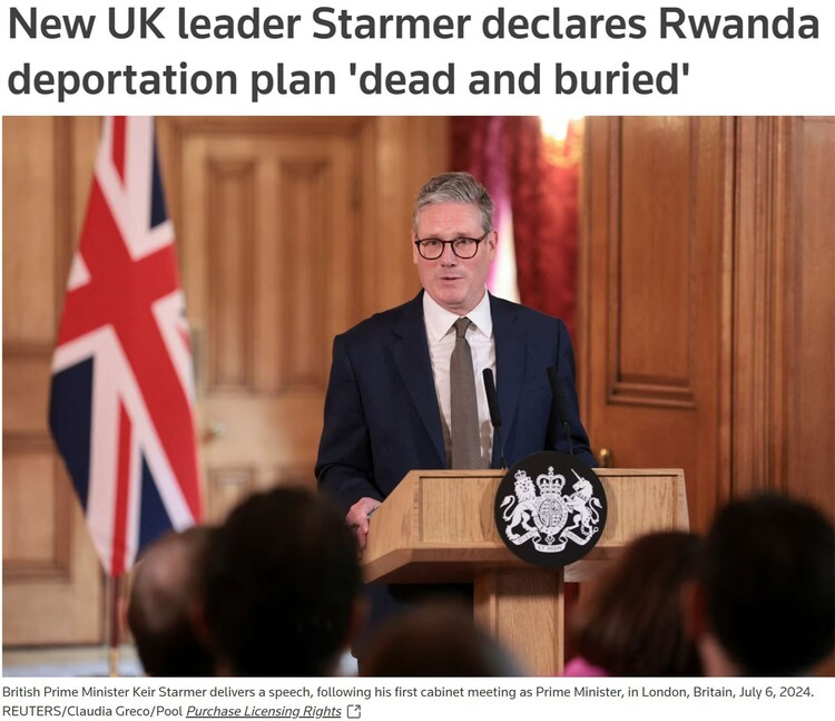 对“卢旺达计划”说“不”后 英国新首相如何破解难民难题？