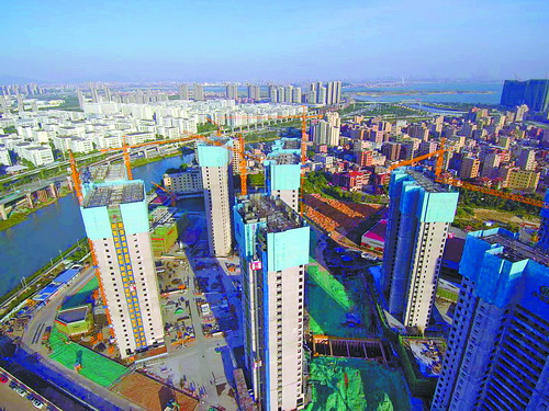 【福建时间列表】【厦门】【移动版】厦门保障性住房官浔公寓封顶 明年年底将竣工