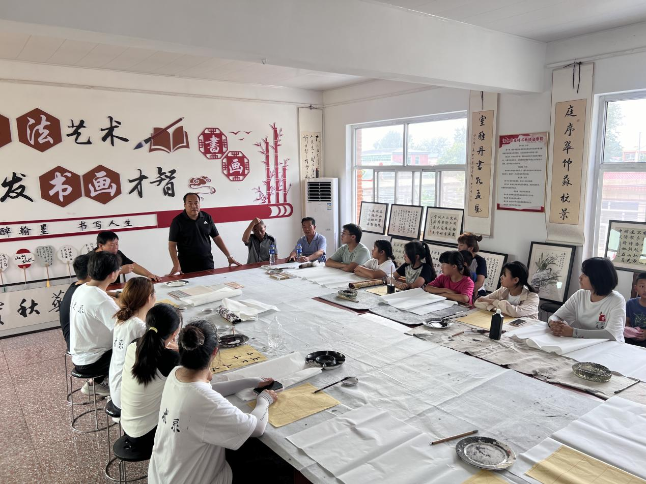 保定涞水开展书法公益培训班活动