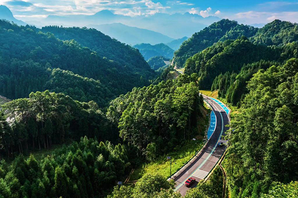 龙门山旅游度假再添新通道 什邡在蓥华山文博半山打开“山门”_fororder_mmexport1722470548735