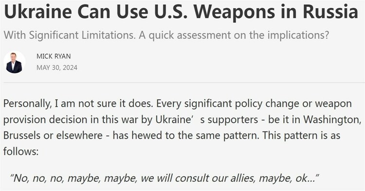援乌武器  美国要再破“禁区”？