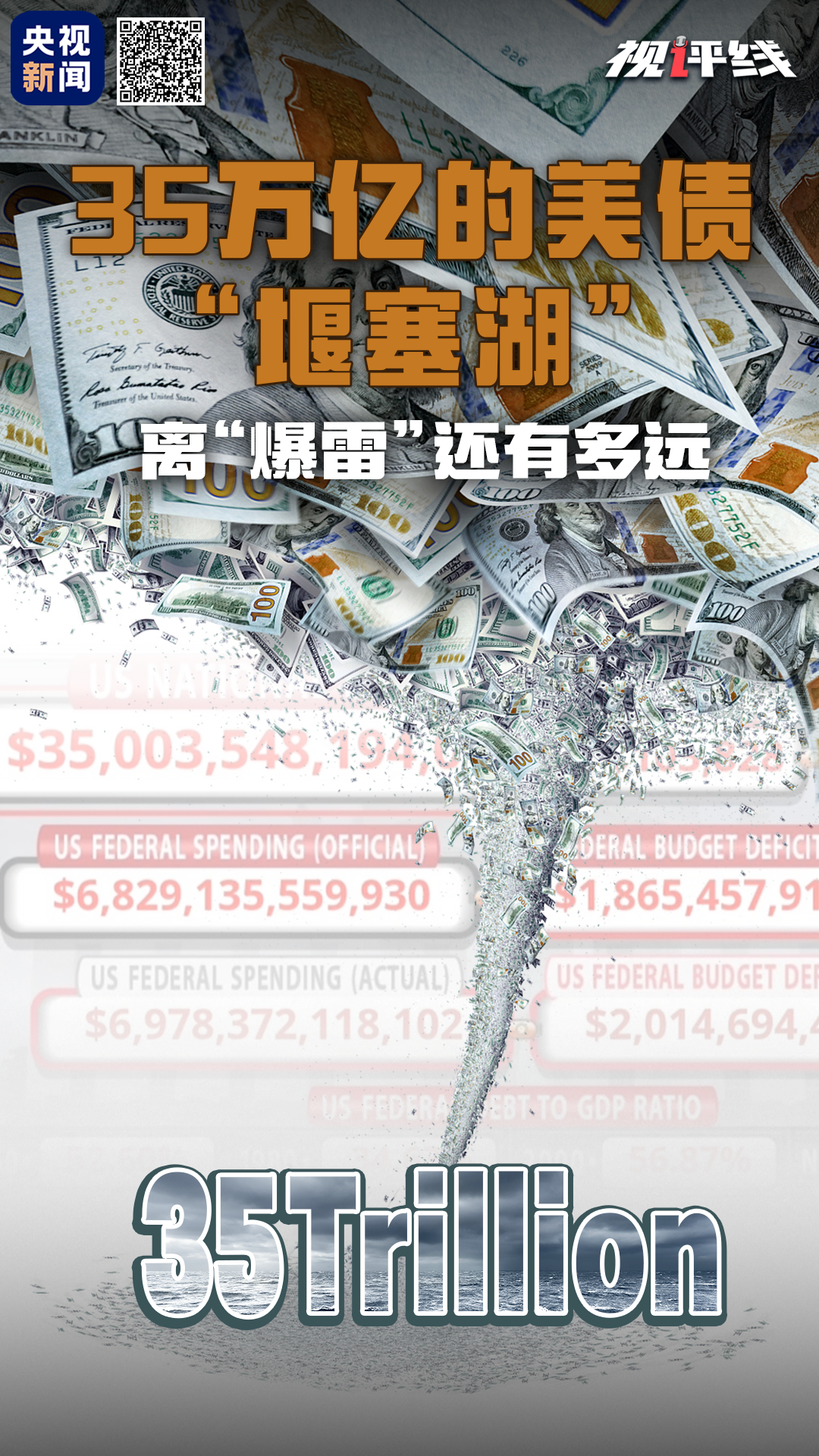视评线丨35万亿的美债“堰塞湖” 离“爆雷”还有多远