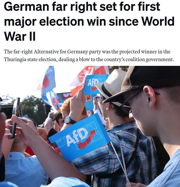 德国极右翼政党选举大胜！德国执政联盟面临严峻挑战