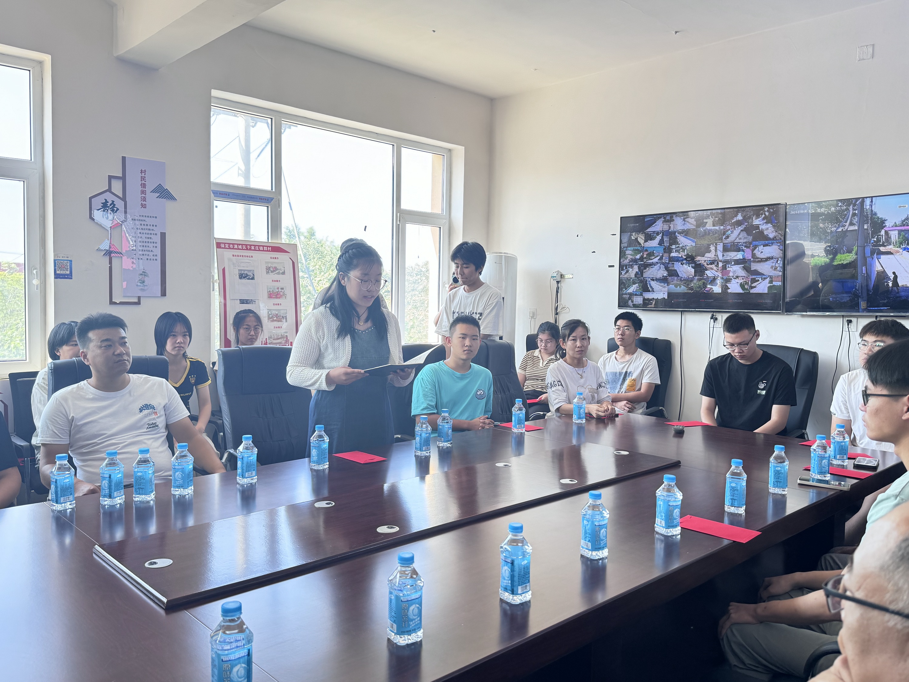 “双争”有我丨保定市满城区：文明实践“升学礼” 为学子筑梦起航_fororder_新生代表发言 摄影 曹萌