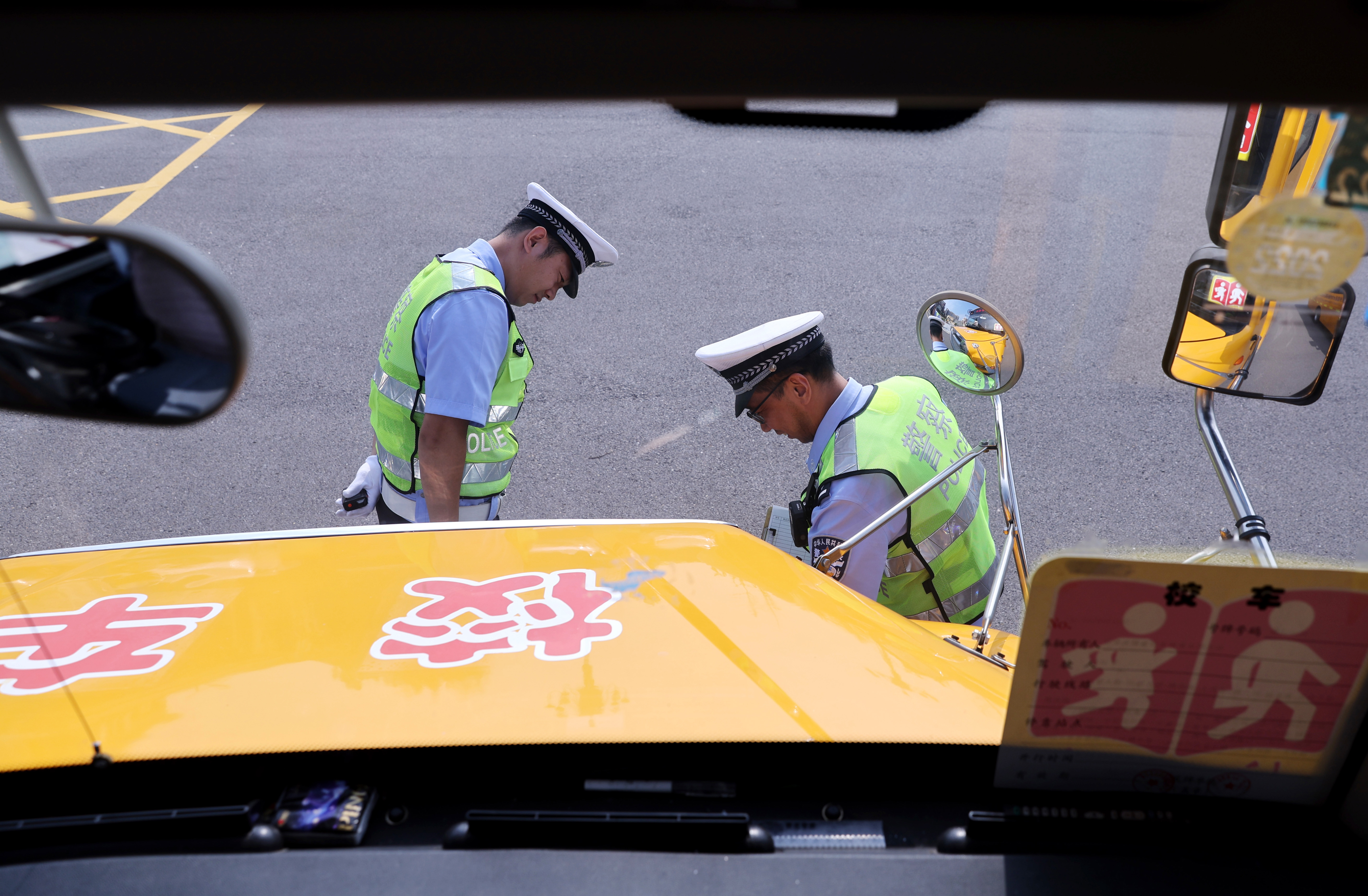 石家庄市鹿泉区：护航开学季 校车安全 大检查_fororder_图1