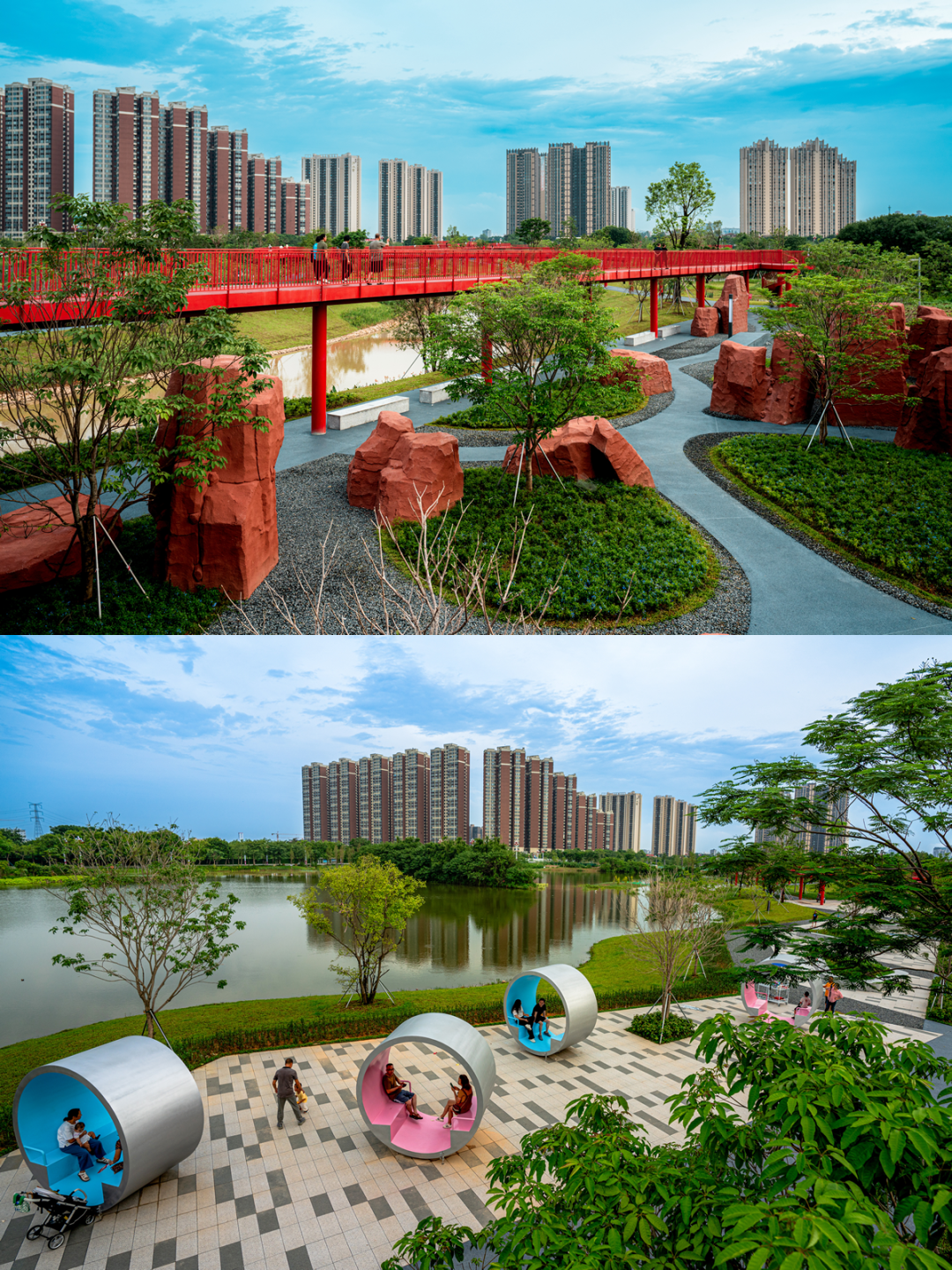 东莞新晋湿地公园开放 网红桥成市民休闲新地标_fororder_640 (5)