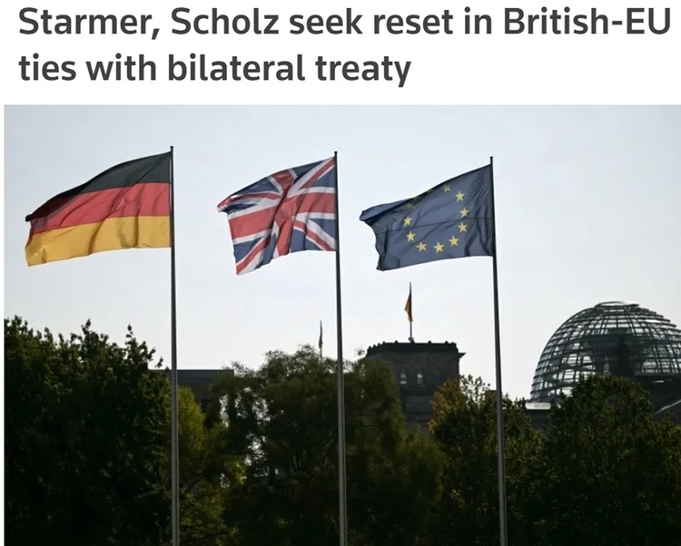 德英加强防务等领域合作 英国希望借此改善与欧盟关系