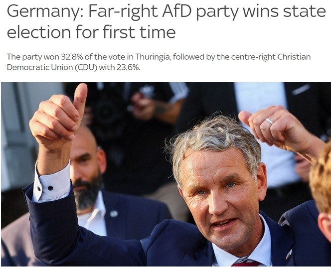 德国极右翼政党选举大胜！德国执政联盟面临严峻挑战