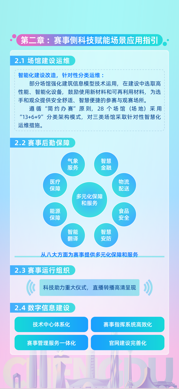 2025年成都世运会《科技赋能规范指引》《绿色低碳办赛行动指南》发布_fororder_2