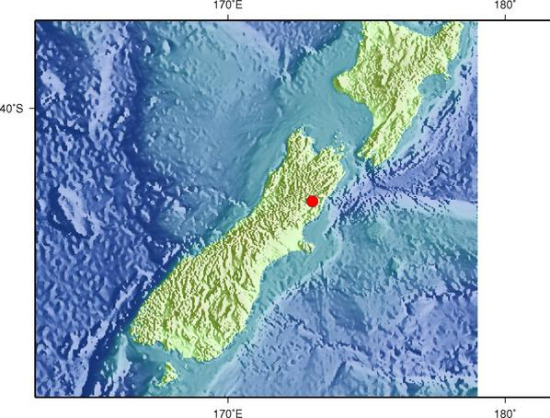 新西兰发生强震 距震中200公里惠灵顿可感受到威力