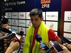 找回状态还需时间 张继科香港公开赛正赛首轮出局