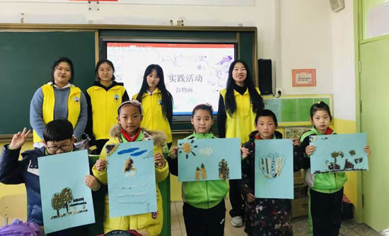 07【吉林】【供稿】吉林外国语大学志愿者走进小学校园开展环保教育活动