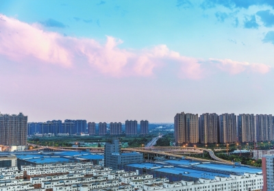 【中原名景-图片】晚霞“霸屏”郑州人的朋友圈