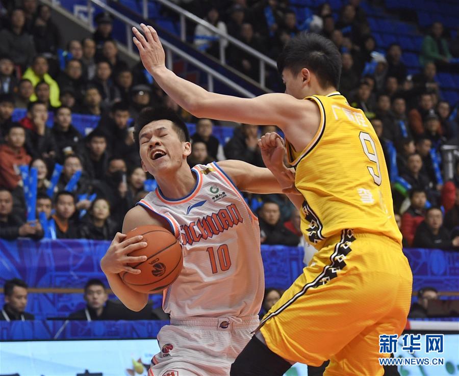 CBA常规赛：四川五粮金樽胜浙江广厦控股