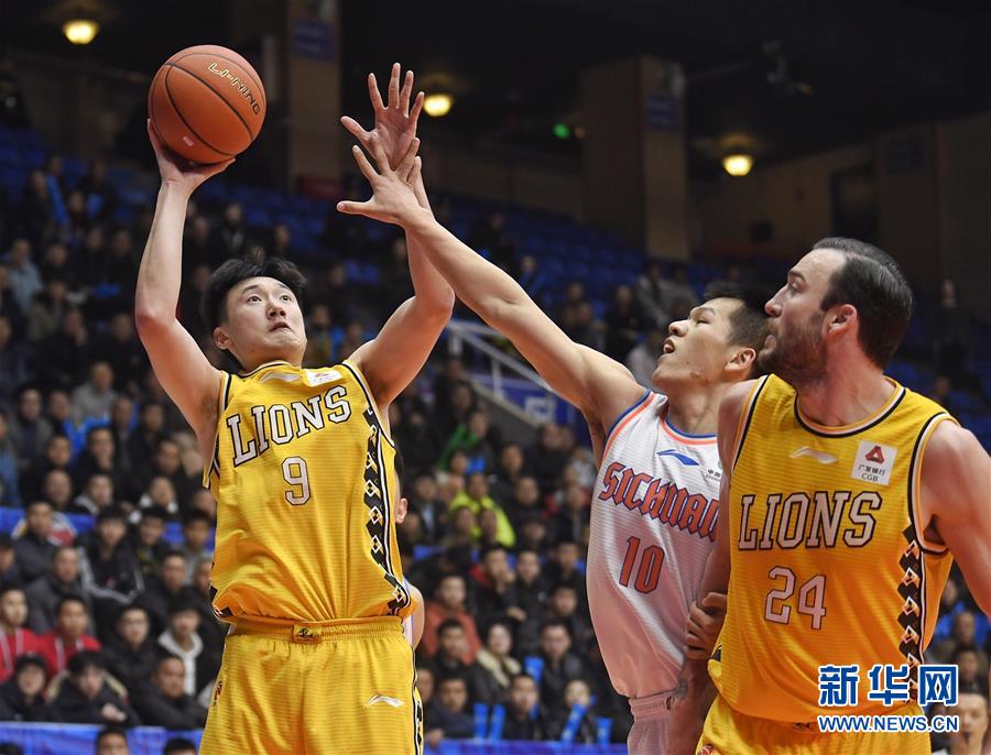 CBA常规赛：四川五粮金樽胜浙江广厦控股