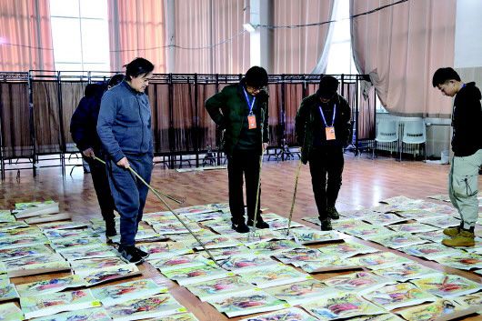 山东：揭秘美术统考阅卷现场 阅卷进展如何?