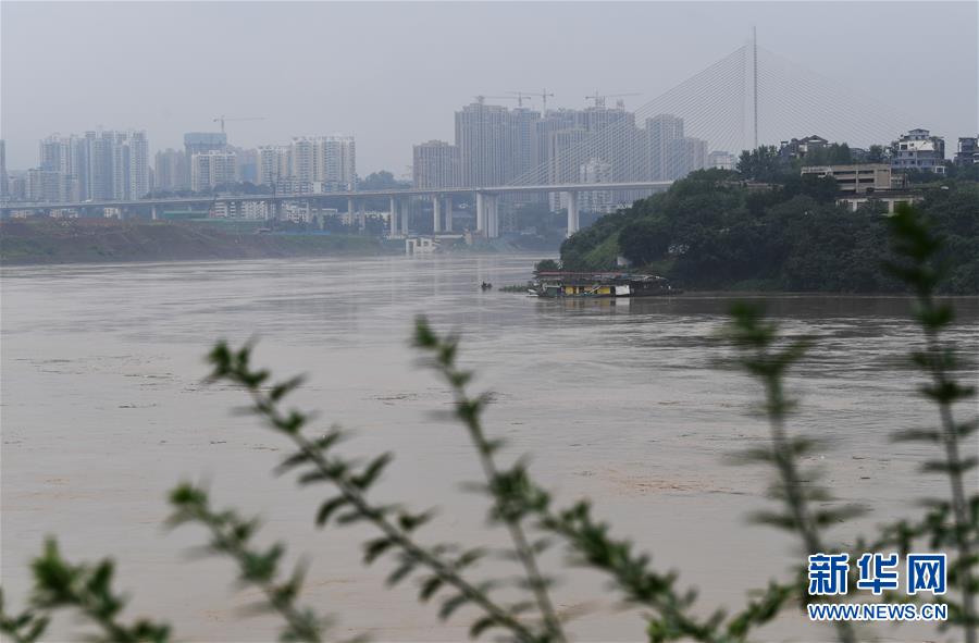嘉陵江重庆段水位上涨