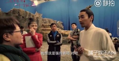 《三生三世》不加特效的幕后拍摄 赵又廷问：天雷在哪？