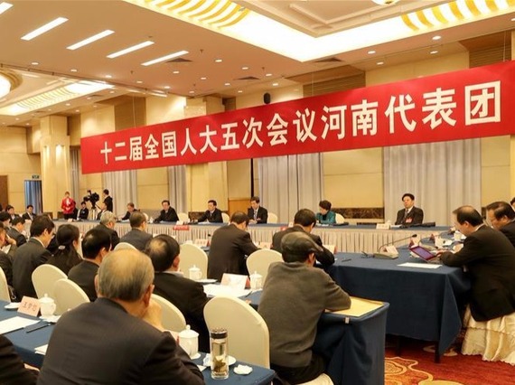 河南代表团会议向媒体开放(图)