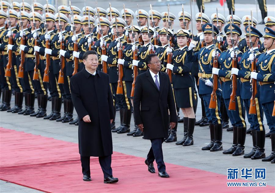 习近平同马达加斯加总统埃里举行会谈