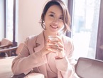 高清：淡雅娇媚！潘晓婷化身春日治愈系女神