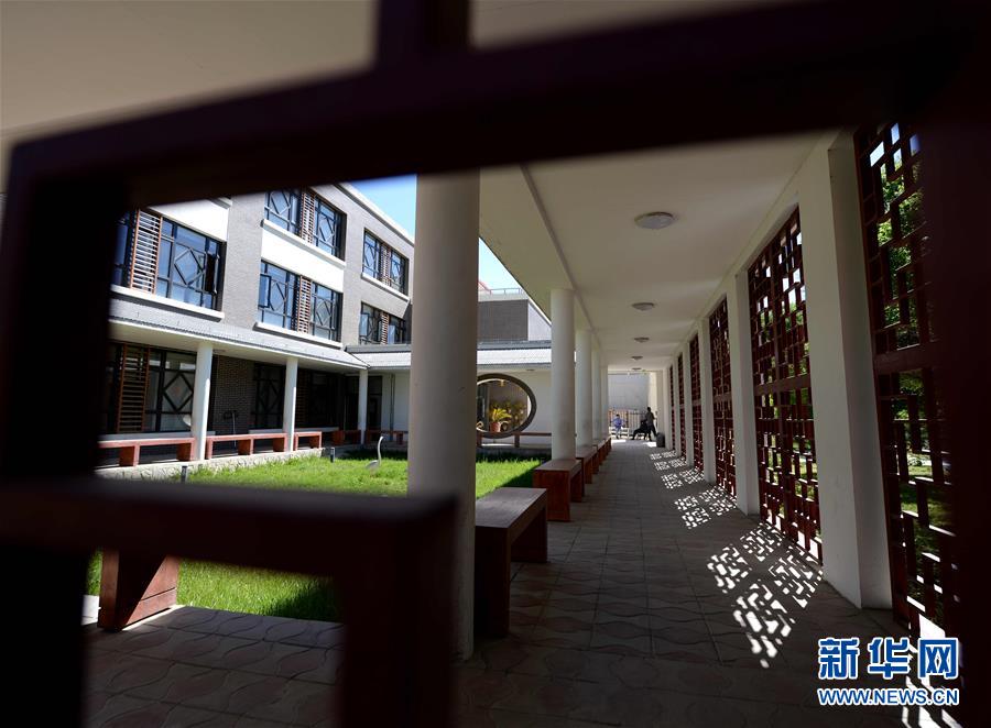 中国援建的喀布尔大学中文系教学楼