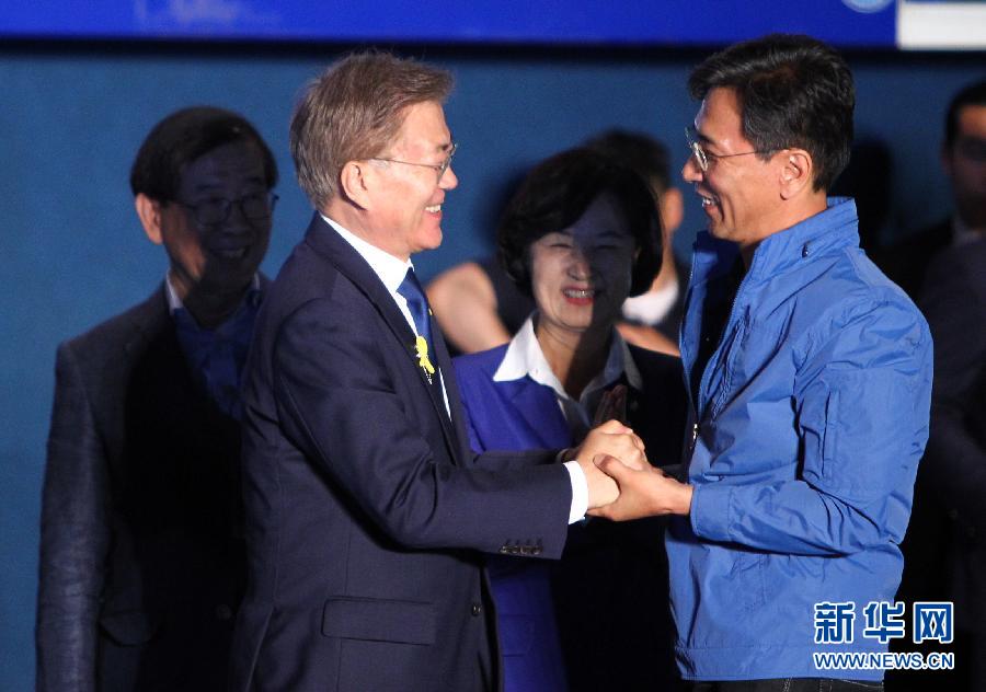 文在寅确认当选韩国总统（高清组图）