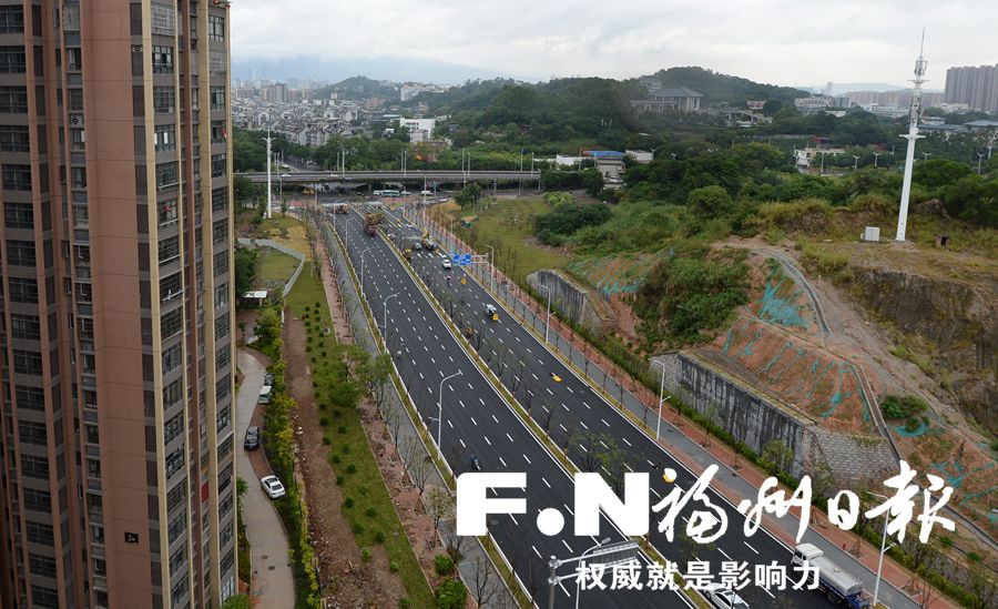 福州鹭岭路延伸段15日通车 连通奥体片区和南二环路