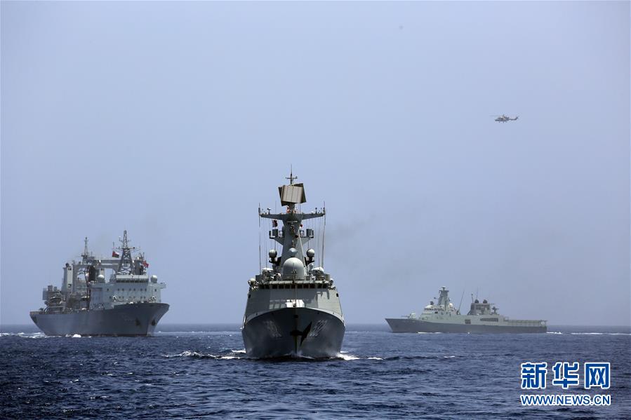 中国海军远航访问编队结束对阿曼访问　两国海军举行海上联合演习