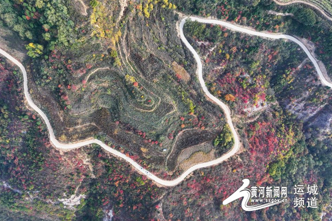 山西夏县：山路弯弯 秋景如画