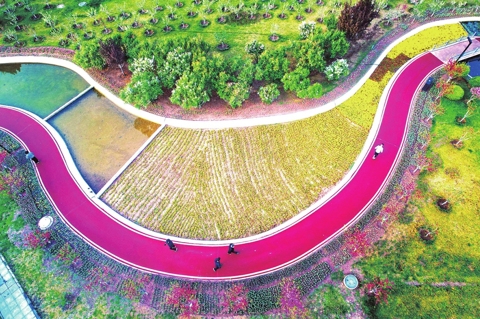 阳泉桃河公园：姹紫嫣红春意浓_fororder_11a6c9c82b0d568181904f3ead7a54bd