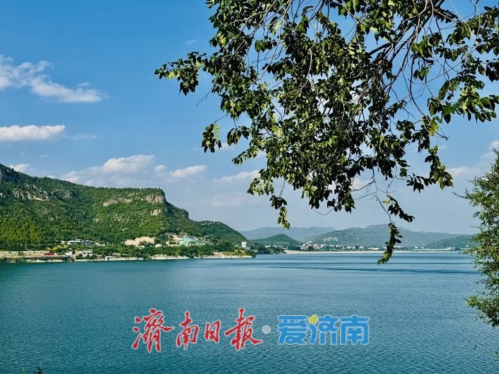 一年四季 泉在济南丨晴日绘山水画卷 卧虎山水库尽显济南生态之美