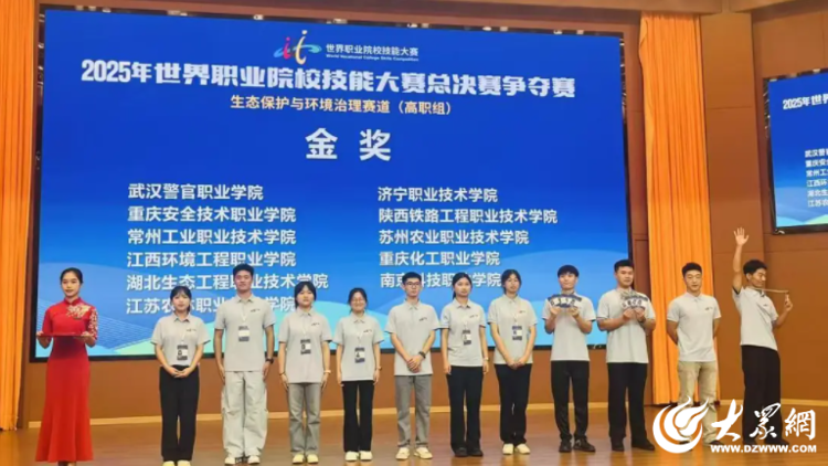 好young济宁丨济宁学生团队获世界职业院校技能大赛总决赛争夺赛金奖