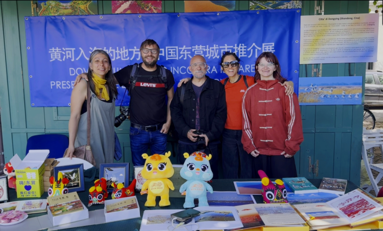 【Hi,Shandong】东营城市推介展亮相“从蒙马特到加里波第”文化节_fororder_东营88