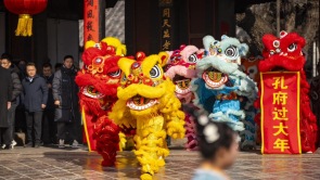 山东曲阜：孔府过大年