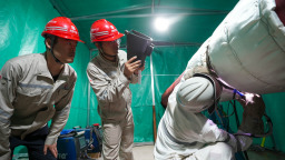 大唐郓城630℃国家电力示范项目G115钢现场焊接工作全面启动