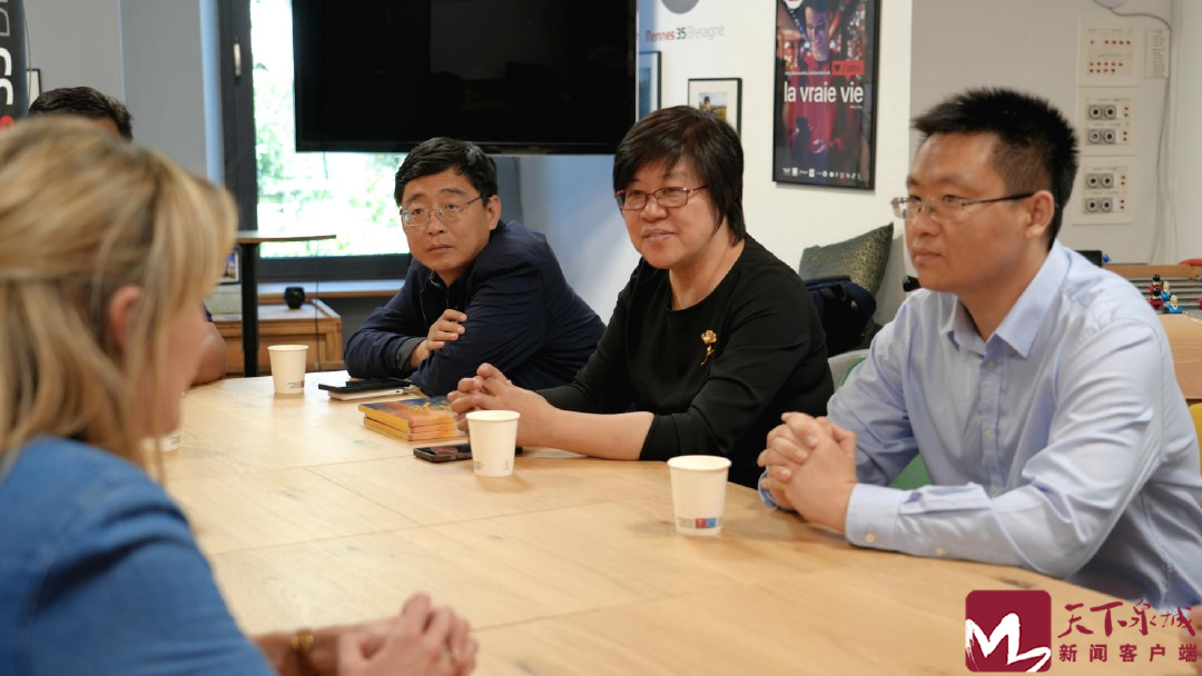 济南广播电视台与法国雷恩市TVR电视台交流座谈