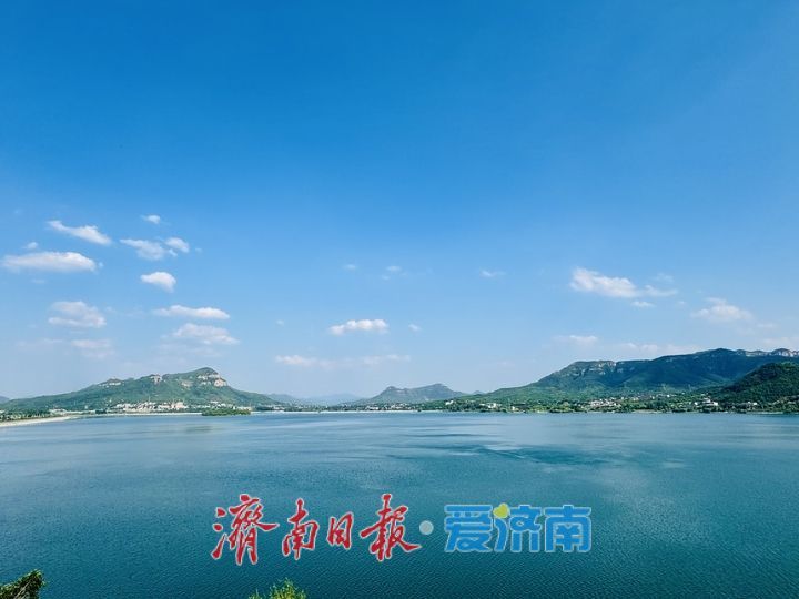 一年四季 泉在济南丨晴日绘山水画卷 卧虎山水库尽显济南生态之美