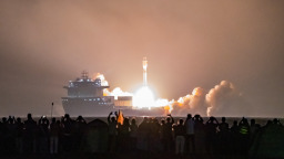 捷龙三号遥七运载火箭在烟台海阳发射成功