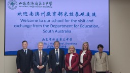 共庆结好 深化合作 南澳州教育部访问团到济南三中参观交流（视频）
