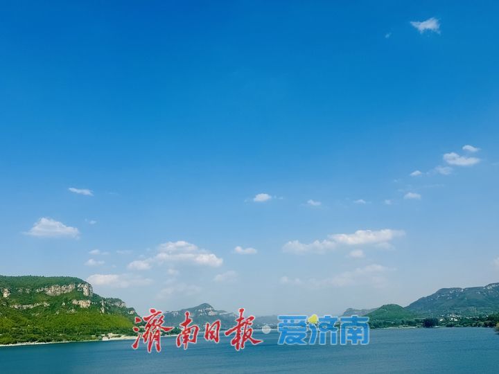 一年四季 泉在济南丨晴日绘山水画卷 卧虎山水库尽显济南生态之美