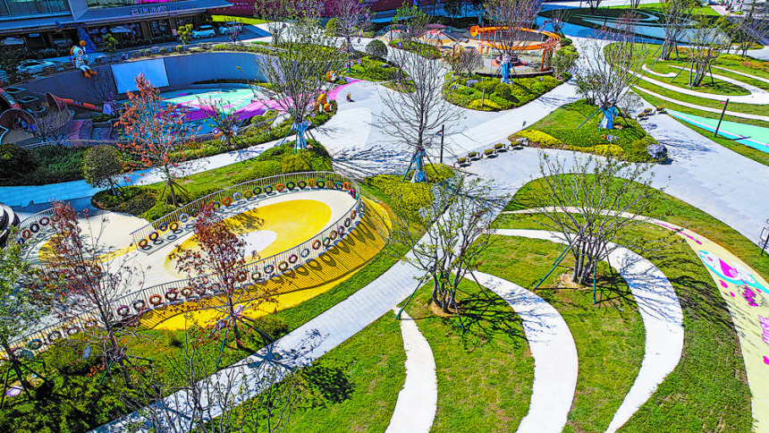 “口袋公园”扮靓菏泽城市微空间