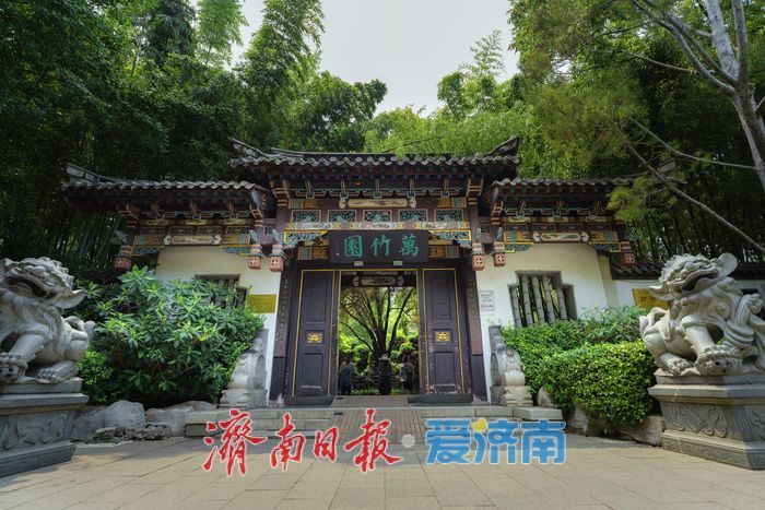 酷暑时节，来济南万竹园解锁夏日清凉
