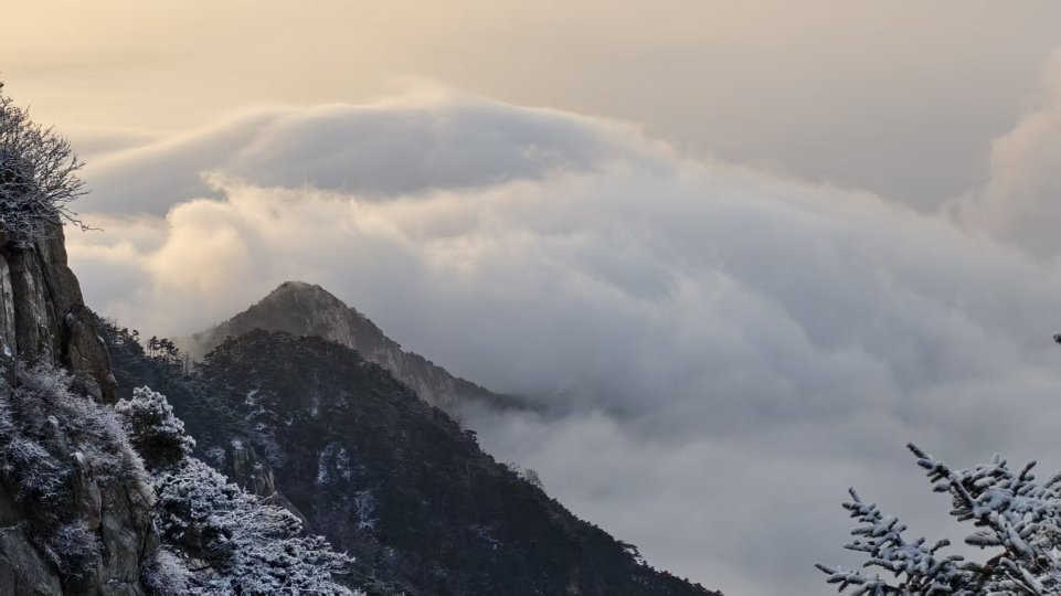 雪后泰山披银装 云海日出醉游人_fororder_【雪后泰山】2