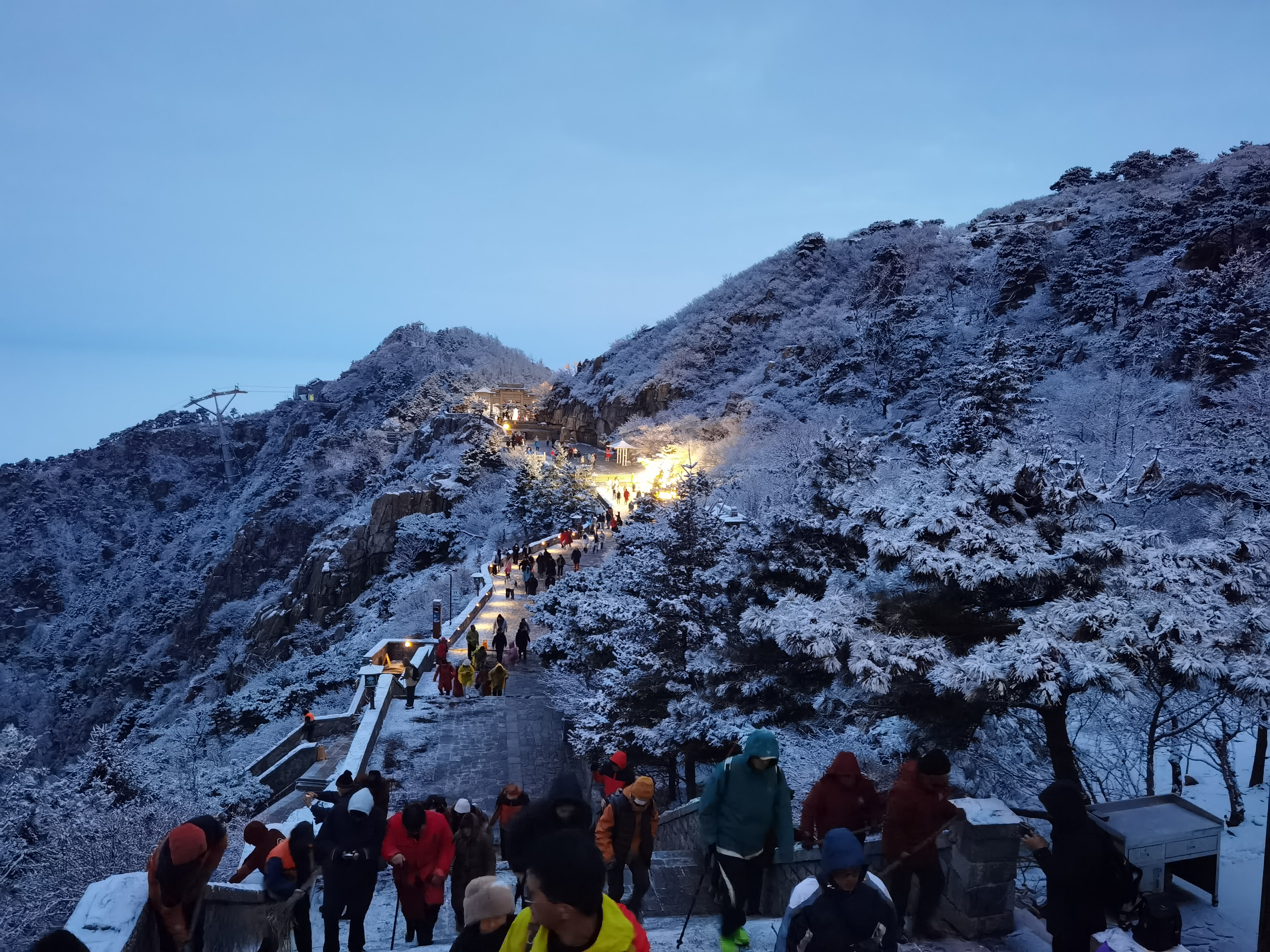 雪后泰山披银装 云海日出醉游人_fororder_【雪后泰山】12