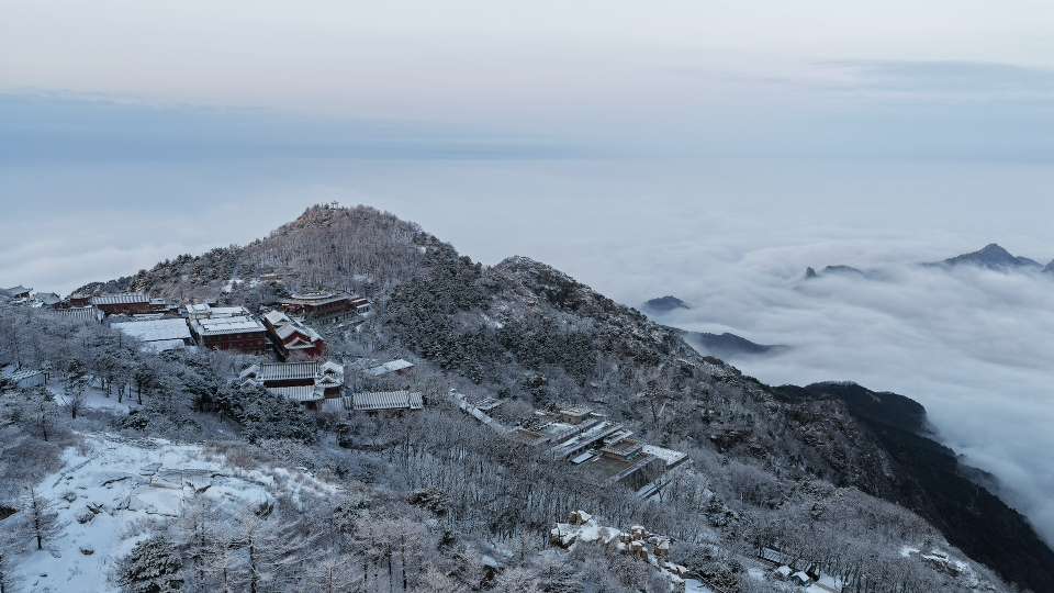 雪后泰山披银装 云海日出醉游人_fororder_【雪后泰山】9