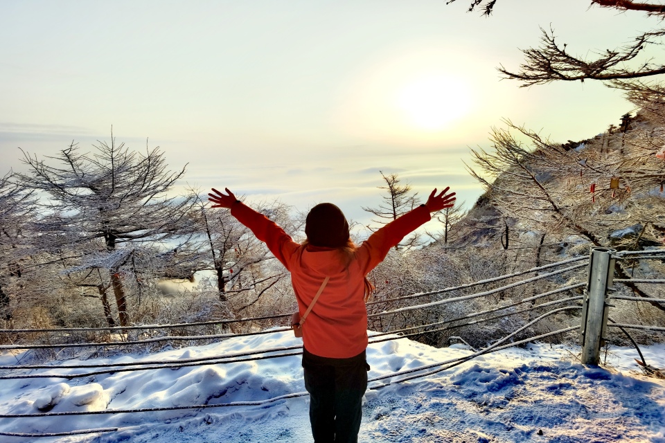 雪后泰山披银装 云海日出醉游人_fororder_【雪后泰山】8