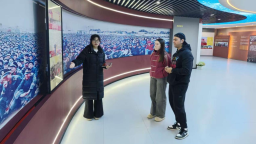 山东惠民：外国友人走进胡集 听传统曲艺 体验非遗魅力