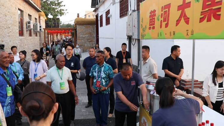 中国（山东）——太平洋岛国乡村振兴合作交流圆桌会暨中国——太平洋岛国应对气候变化合作中心成立三周年庆祝活动在聊城举行