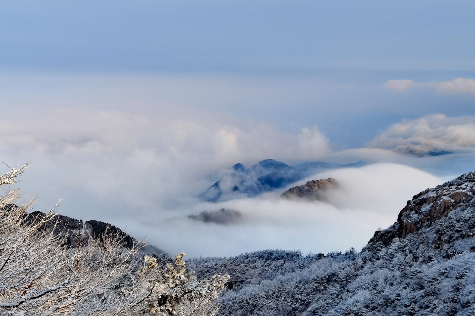 雪后泰山披银装 云海日出醉游人_fororder_【雪后泰山】3